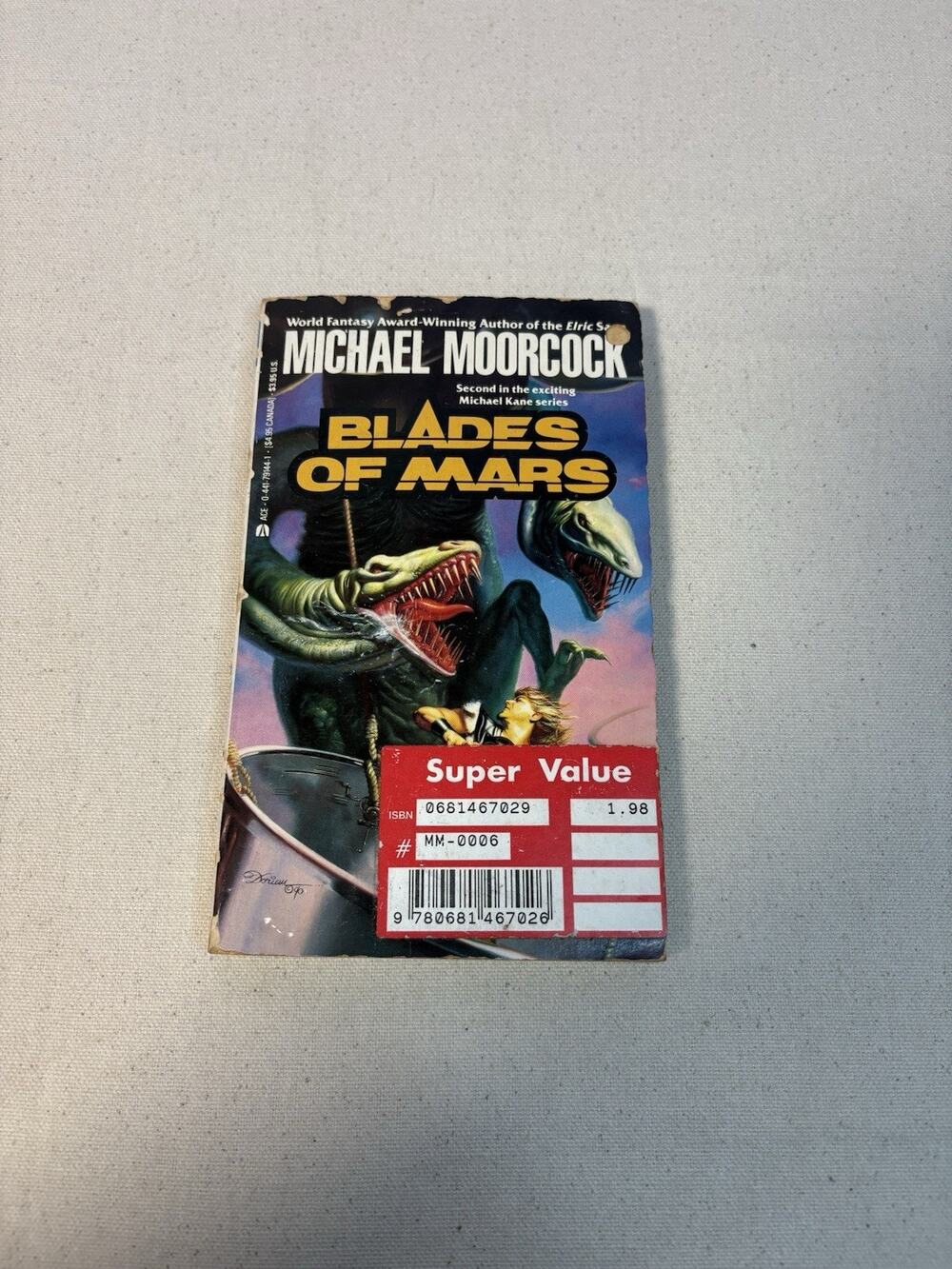 Blades of Mars Michael Moorcock Book # 2 Michael Kane Series PB 1991